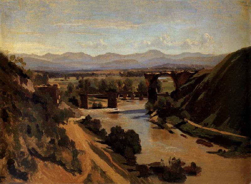 Corot Camille The bridge of Narnl Germany oil painting art